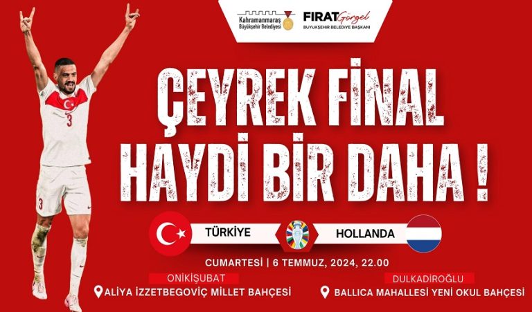 Haydi Çeyrek Finalde Millilerimize Hep Birlikte Desteğe
