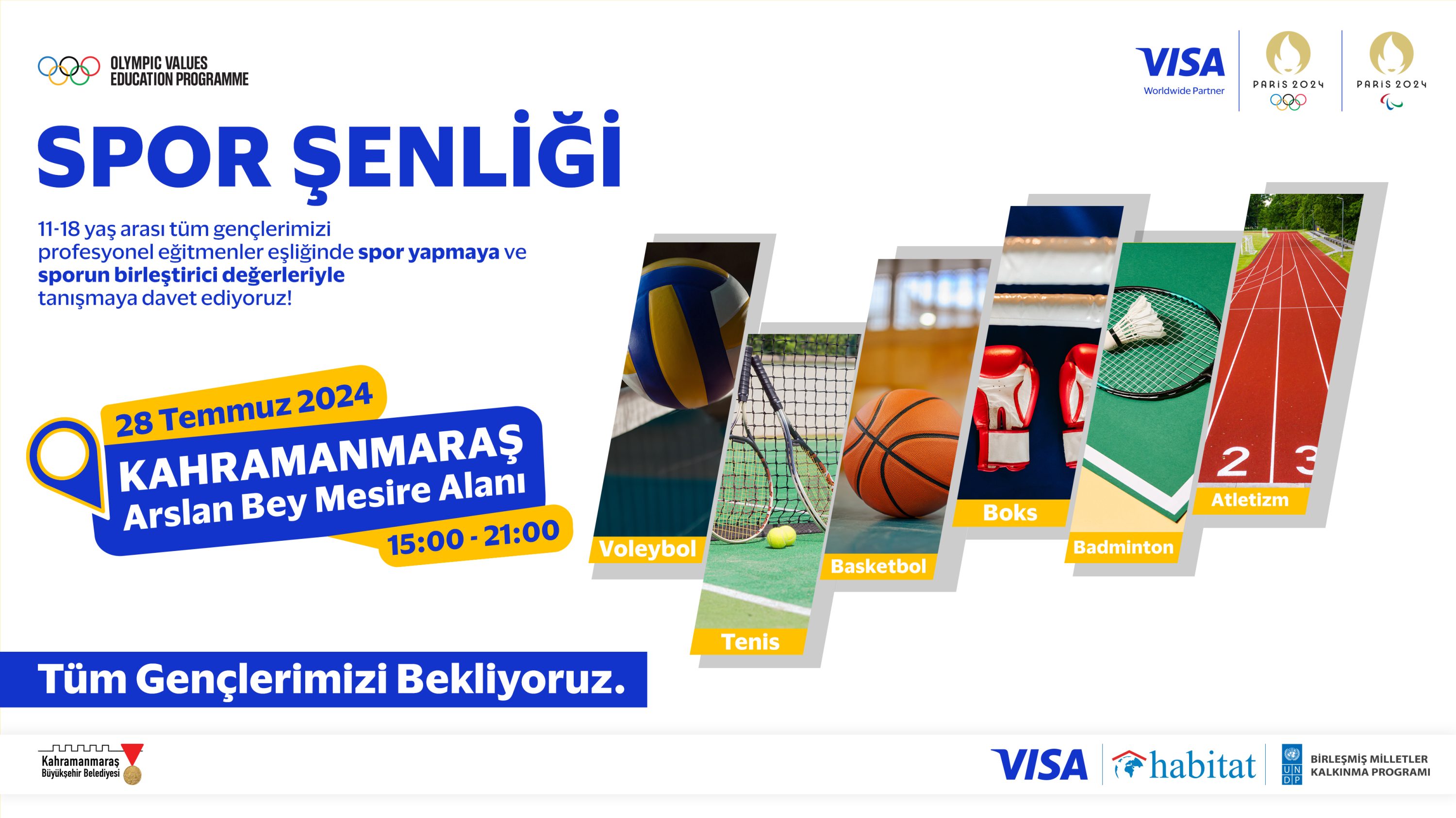 Haydi Gençler, Spor Şenliği Sizleri Bekliyor!
