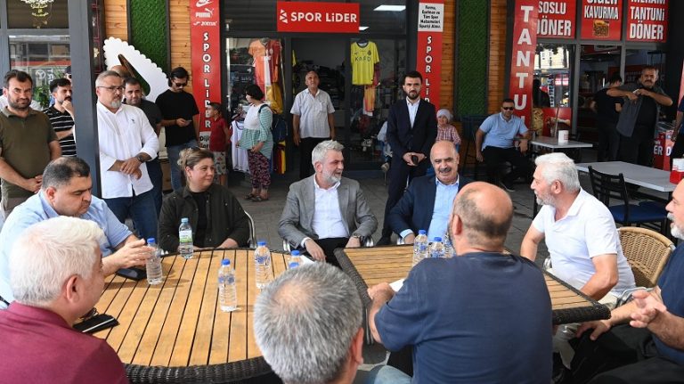 Başkan Görgel, Samsun Çarşısı Esnafıyla Buluştu