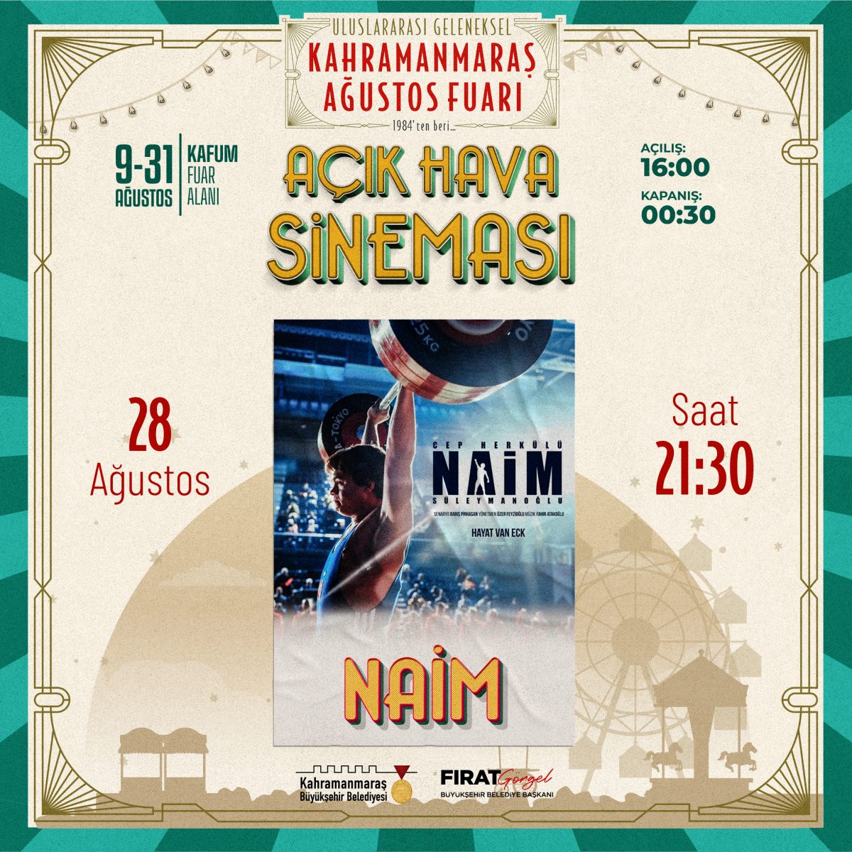 KAFUM’da Çarşamba Günü Müzik Ziyafeti ve Sinema Keyfi Yaşanacak