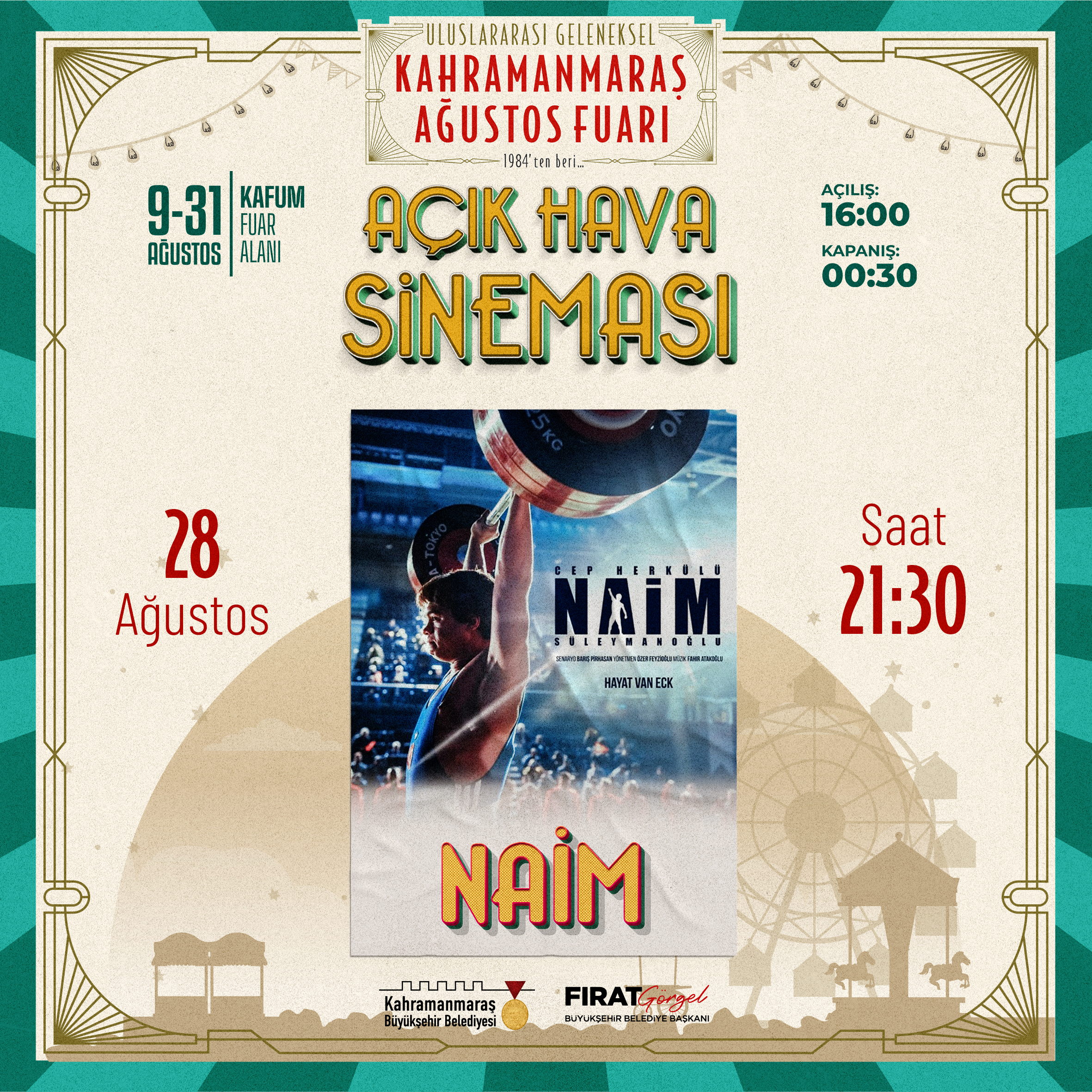 KAFUM’da Çarşamba Günü Müzik Ziyafeti ve Sinema Keyfi Yaşanacak