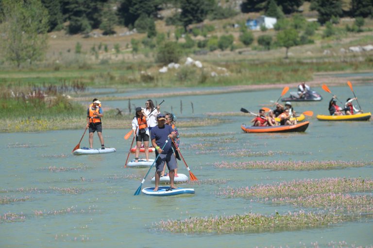 Andırın’da Renkli Kano Yarışı