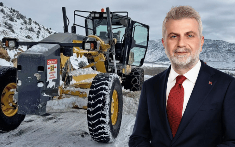 Büyükşehir, Kar Yağışı Sonrası 203 Mahalle Yolunu Ulaşıma Açtı