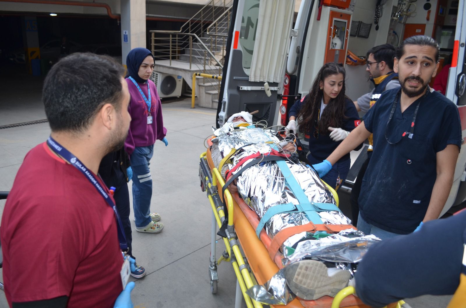 Sular Akademi Hastanesi’nde gerçekçi deprem tatbikatı!