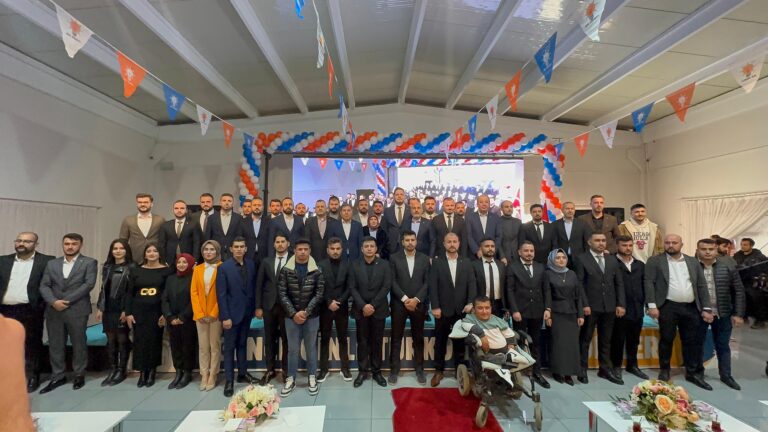 AK Parti Türkoğlu İlçe Gençlik Kolları 7. Olağan Kongresinde Hasan Tosun seçildi