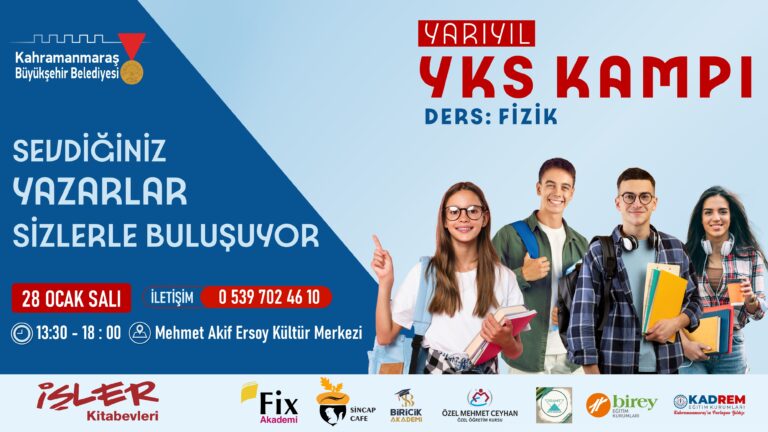 Büyükşehir’in YKS Kampı, Salı Günü Fizik ile Devam Edecek