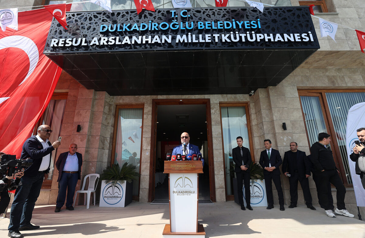 Dulkadiroğlu Millet Kütüphanesi ve Etüt Merkezi Hizmete Açıldı