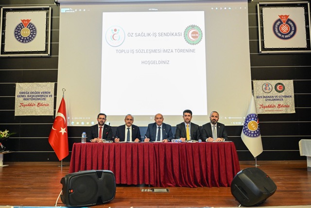 KSÜ ve Öz Sağlık-İş Sendikası Arasında Toplu İş Sözleşmesi İmzalandı