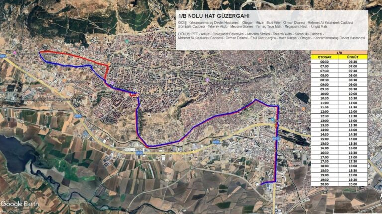 Kahramanmaraş Devlet Hastanesi’ne Yeni Toplu Taşıma Hattı Hizmete Başlıyor!