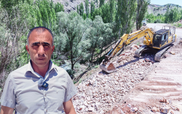 Nurhak’ta Tatlar ve Yeni Mahalle’yi Karayoluna Bağlayan Arter Genişletiliyor