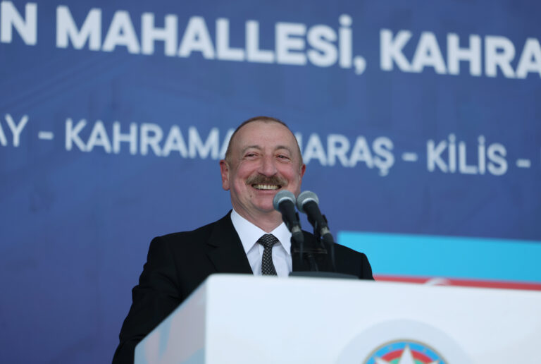 Cumhurbaşkanı Aliyev, “Kadim Türk Toprağı Kahramanmaraş’ta Olmaktan Mutluluk Duyuyorum”
