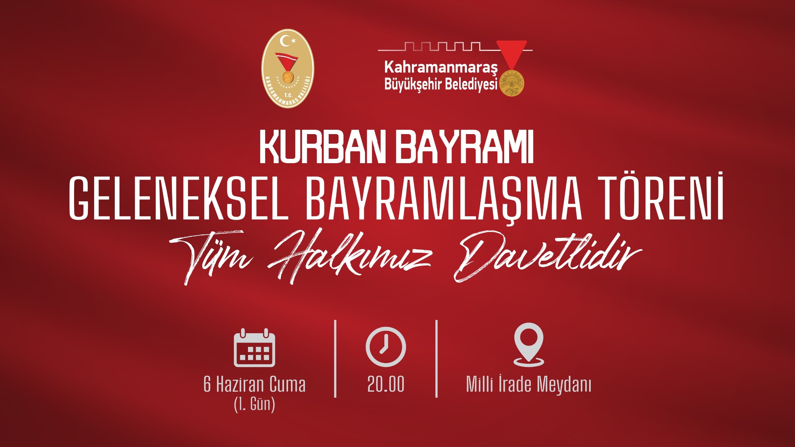 Bayramlaşma Töreni Milli İrade Meydanı’nda!