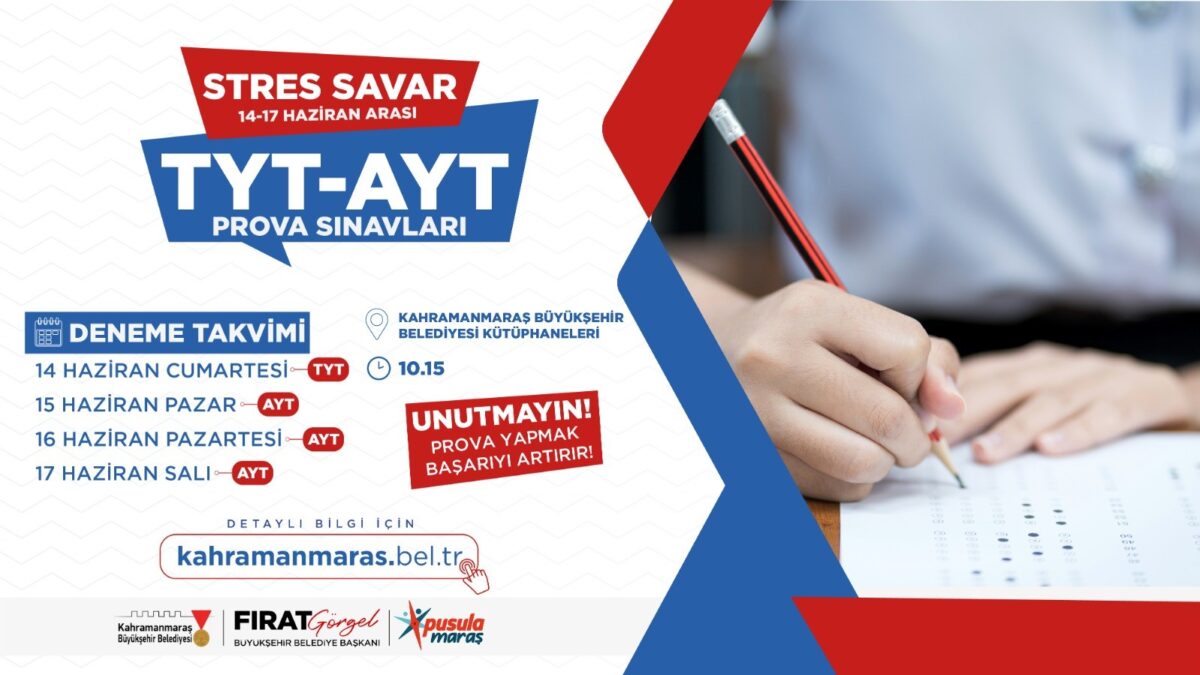 YKS Yolunda Son Prova; Büyükşehir’den Gençlere Tam Destek