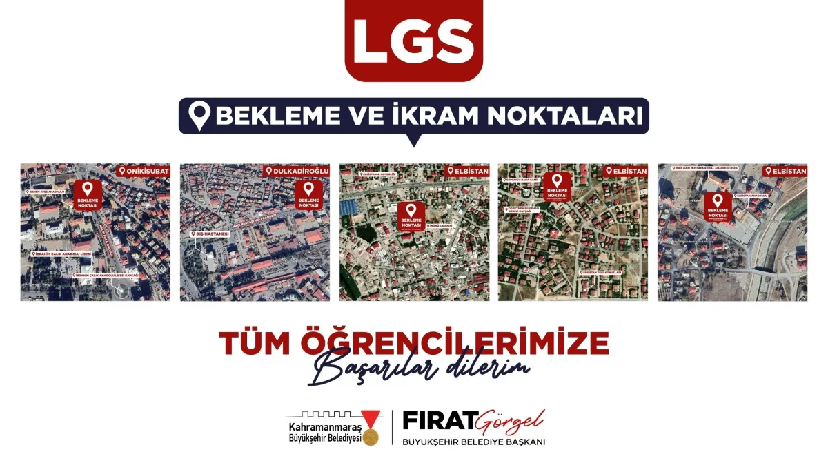Büyükşehir’den LGS Günü Öğrenci ve Velilere Destek Noktaları
