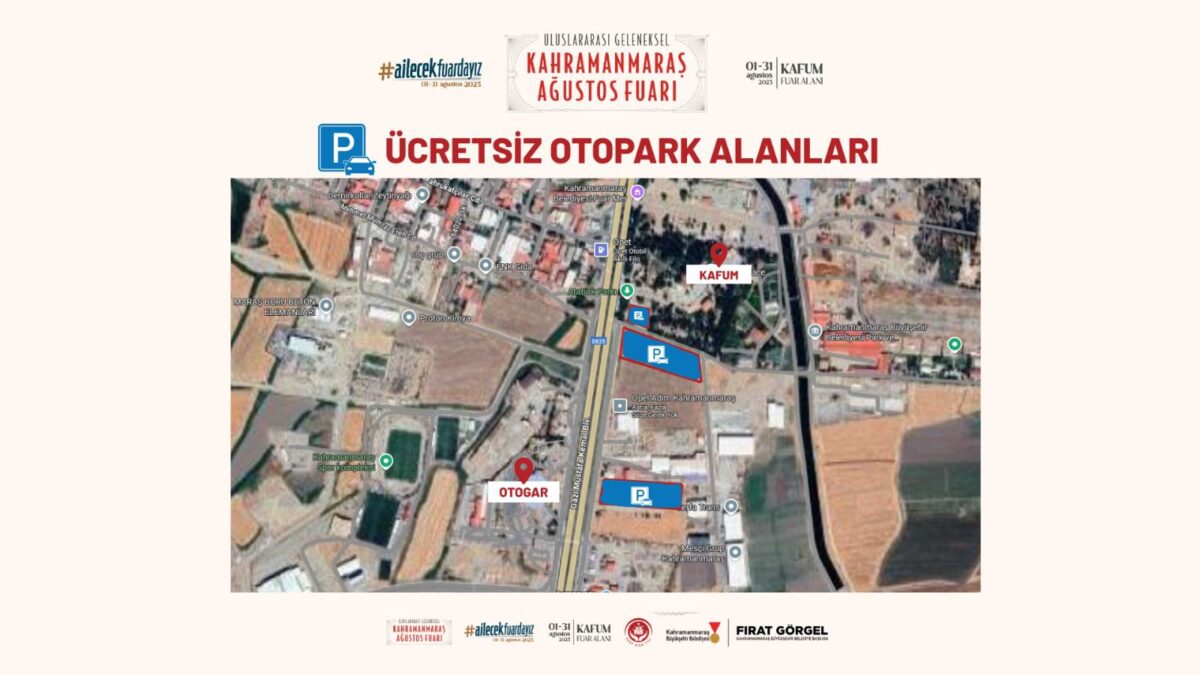 Ağustos Fuarı’nda 3 Farklı Noktada Ücretsiz Otopark Daha