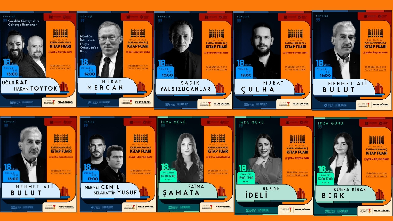 10. Uluslararası Kahramanmaraş Kitap Fuarı’nda İkinci Gün Dopdolu Geçecek