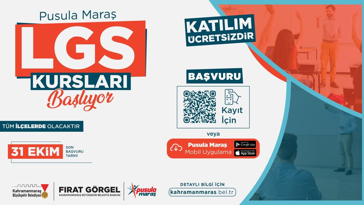 Büyükşehir’in Tüm İlçelerde Ücretsiz LGS Kurslarına Kayıtlar Başladı!