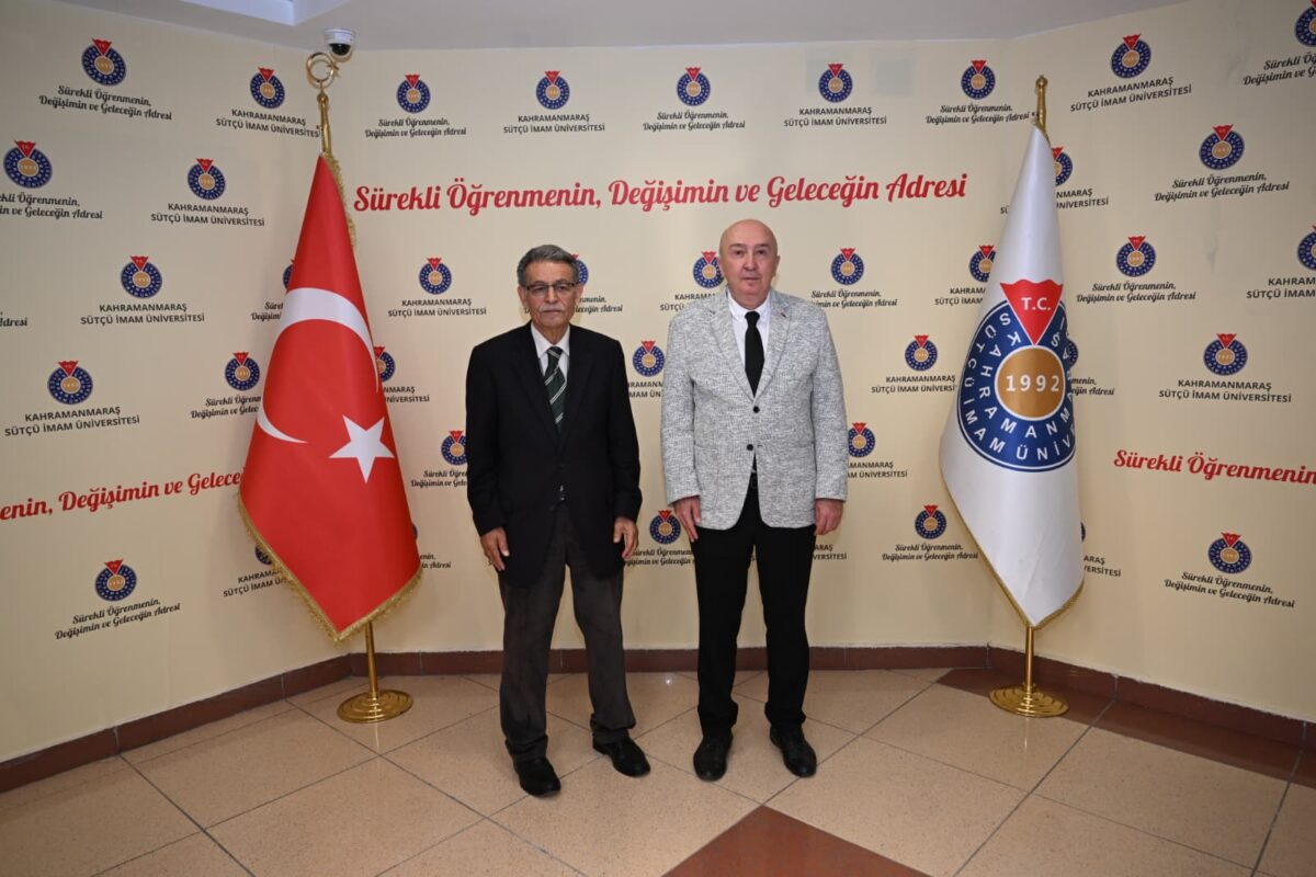 Prof. Dr. Sami Güçlü’den KSÜ Rektörü Prof. Dr. Alptekin Yasım’a Ziyaret