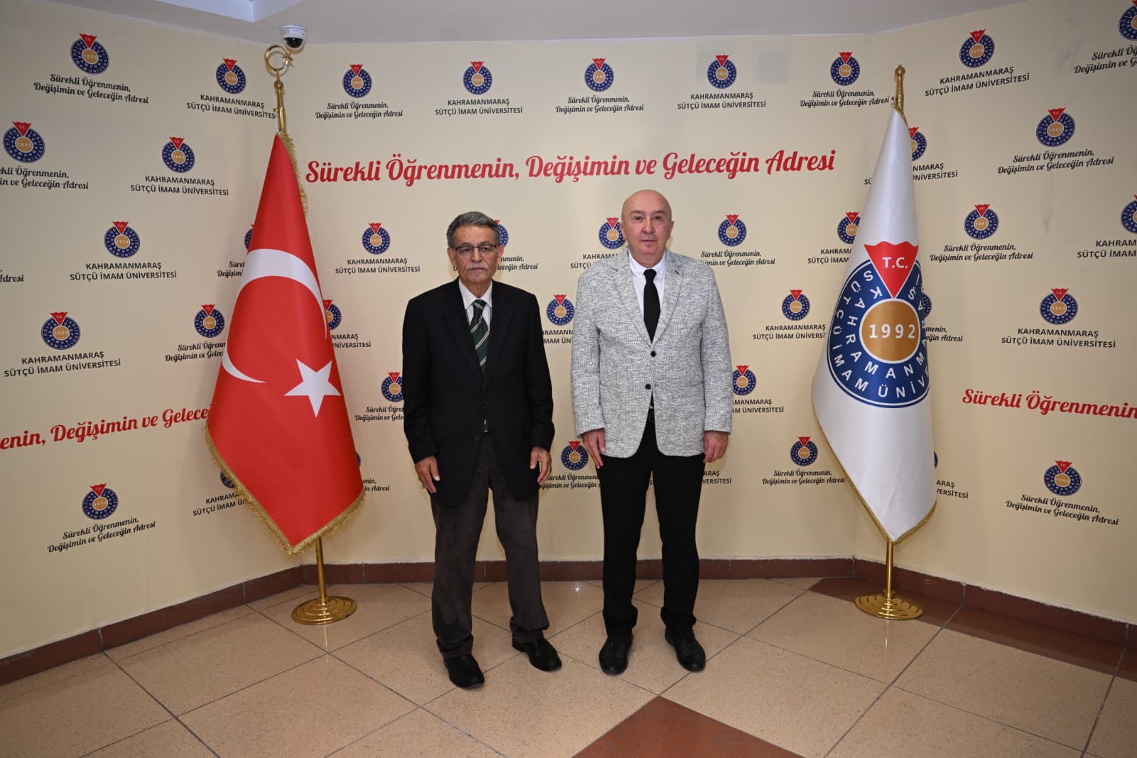 Prof. Dr. Sami Güçlü’den KSÜ Rektörü Prof. Dr. Alptekin Yasım’a Ziyaret