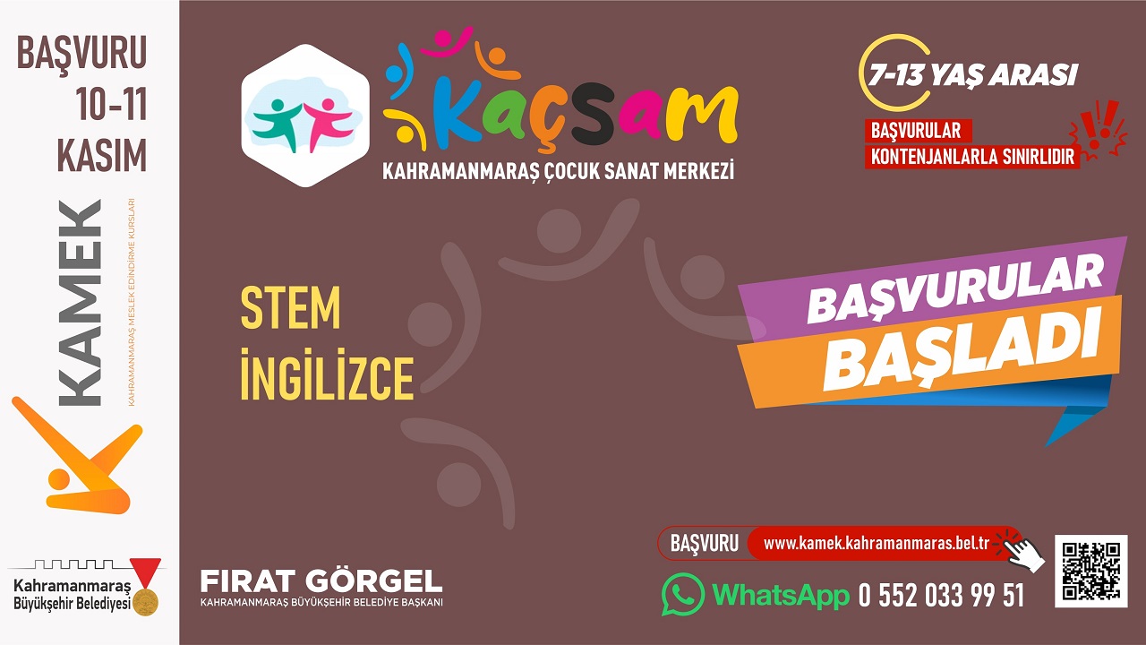 KAÇSAM’da Yeni Dönem Kurs Kayıtları Başladı