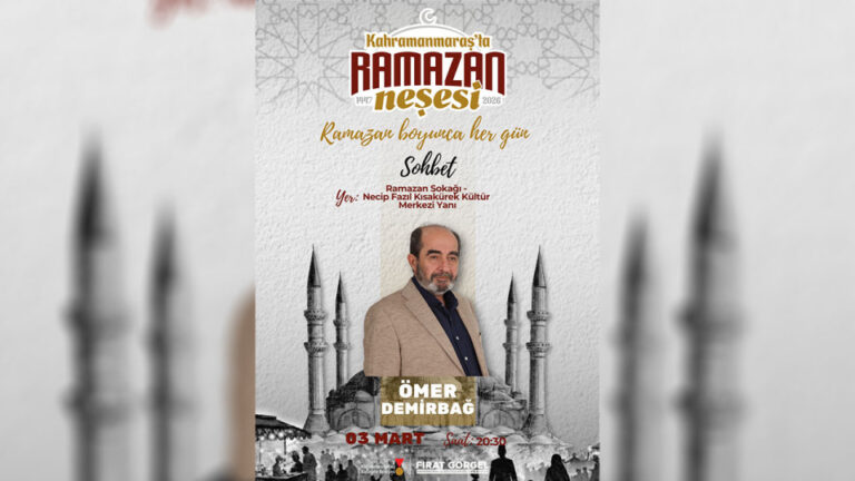 Ömer Demirbağ, Ramazan Sokağı’nda Vatandaşları Manevi Bir Yolculuğa Çıkaracak