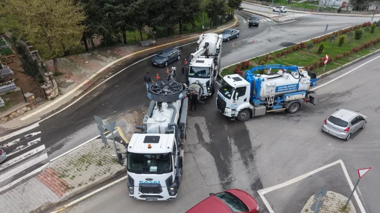 Aşırı Yağış Alan Bölgelerde Yoğun Mesai