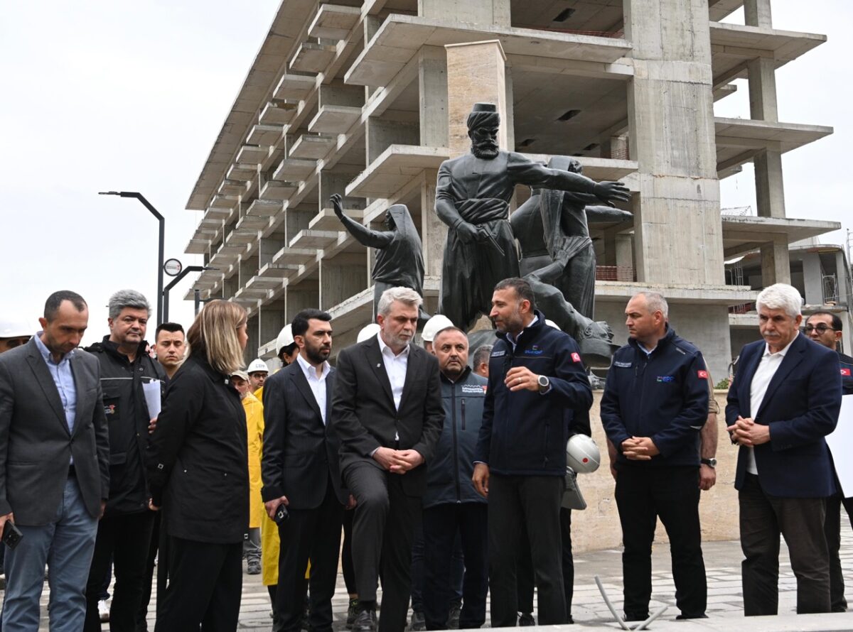 Başkan Görgel, Kentsel Tasarım Alanlarında İncelemelerde Bulundu