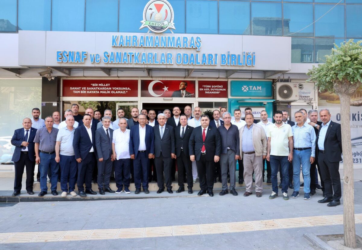 KMTSO’dan KMESOB Başkanı Ahmet Kuybu’ya Hayırlı Olsun Ziyareti