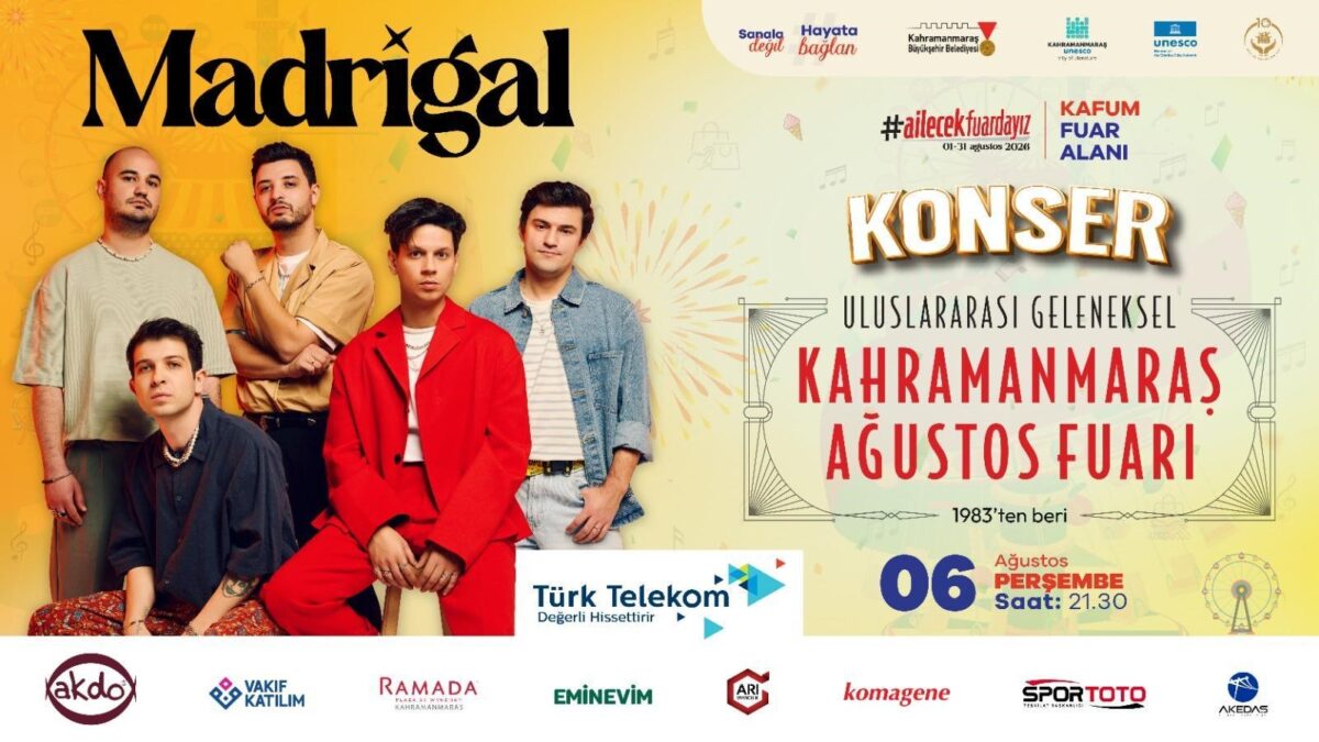 Madrigal, Perşembe Günü KAFUM’da Sahne Alacak
