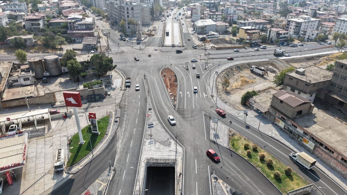 Tevfik Kadıoğlu Kavşağı’nda Trafik Akışını Rahatlatacak Düzenlemede Sona Gelindi