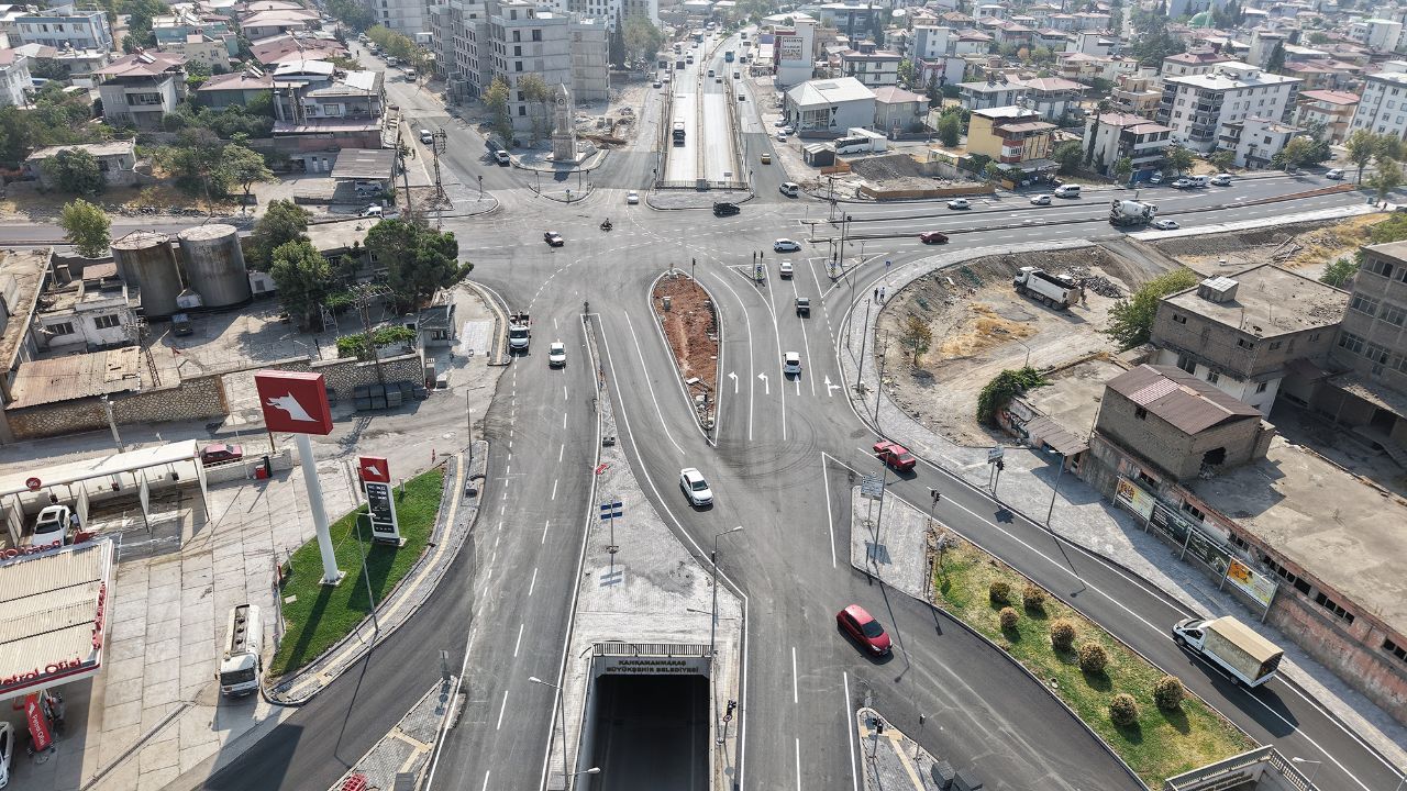 Tevfik Kadıoğlu Kavşağı’nda Trafik Akışını Rahatlatacak Düzenlemede Sona Gelindi