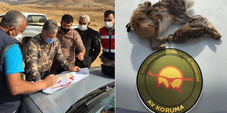 Göksun’da yasadışı avlanan 5 kişiye işlem yapıldı