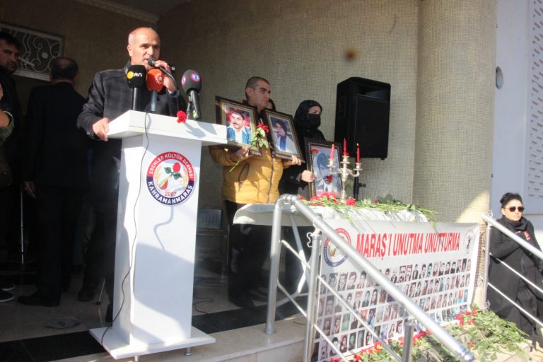 Maraş olayları anma etkinliği