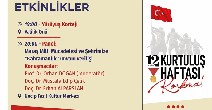 Kahramanmaraş Valiliği önünde yürüyüş etkinliği!