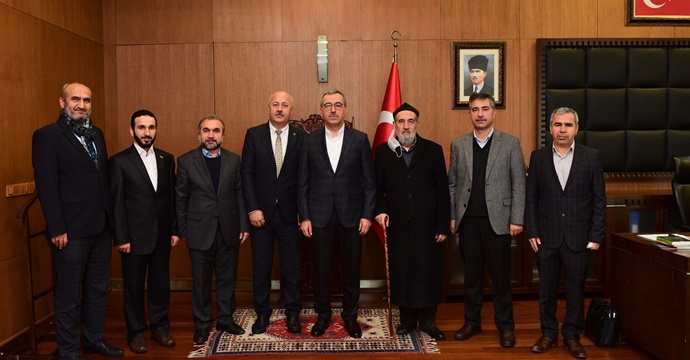 Başkan Güngör Merdan Derneğini makamında ağırladı!