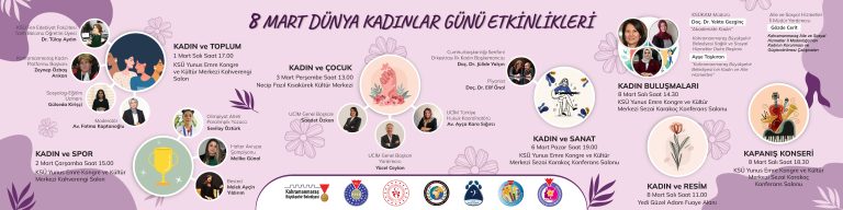 KSÜ ‘8 mart Kadınlar günü’ etkinlikleri