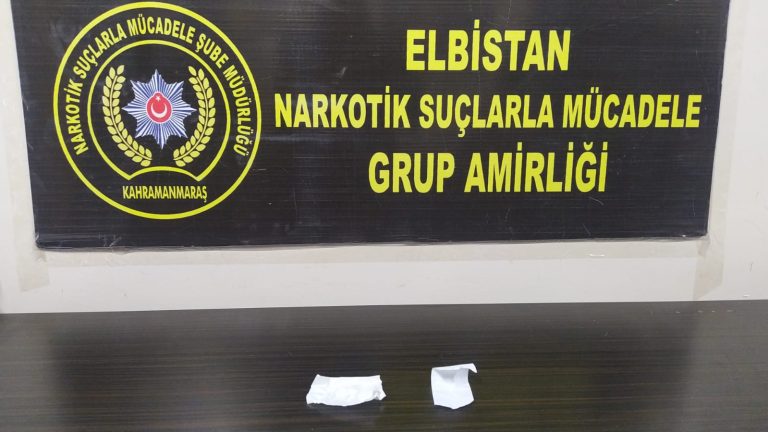 Elbistan’da uyuşturucu operasyonu!