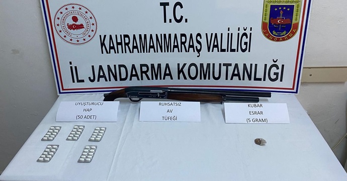 Kahramanmaraş’ta uyuşturucu operasyonunda 2 şüpheli yakalandı!