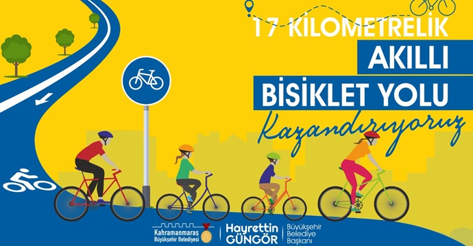Şehre 17 Kilometrelik Akıllı Bisiklet Yolu Kazandırılacak