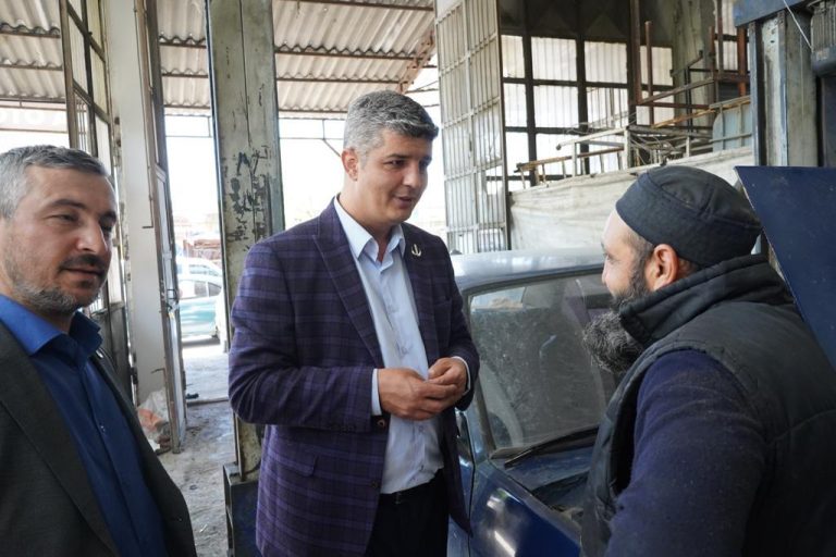 Aydoğar, Sanayi Esnafını Ziyaret Etti