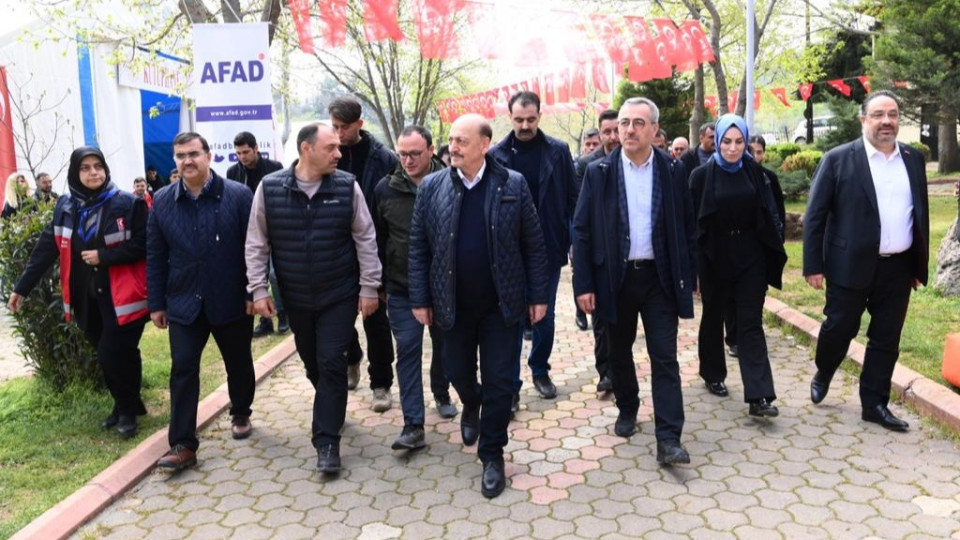 Başkan Güngör, Bakan Bilgin ile Saha Ziyareti Gerçekleştirdi