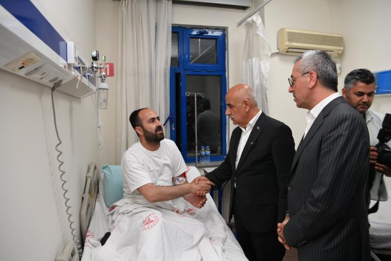 Kirişci ve Güngör’den Geçmiş Olsun<br>Ziyareti