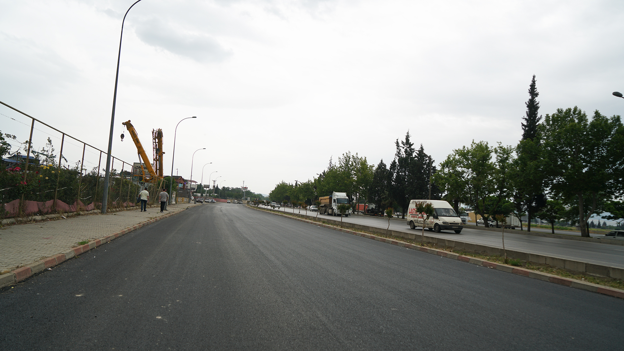Mehmet Akif Servis Yolu Yenilendi