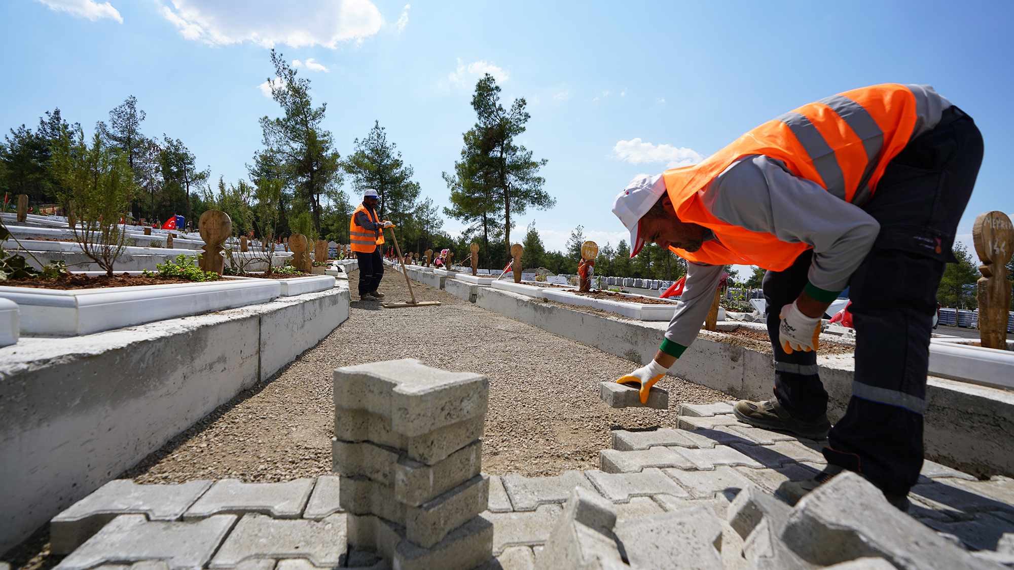 Kapıçam Şehir Mezarlığı’nın Ulaşımı<br>İyileştiriliyor