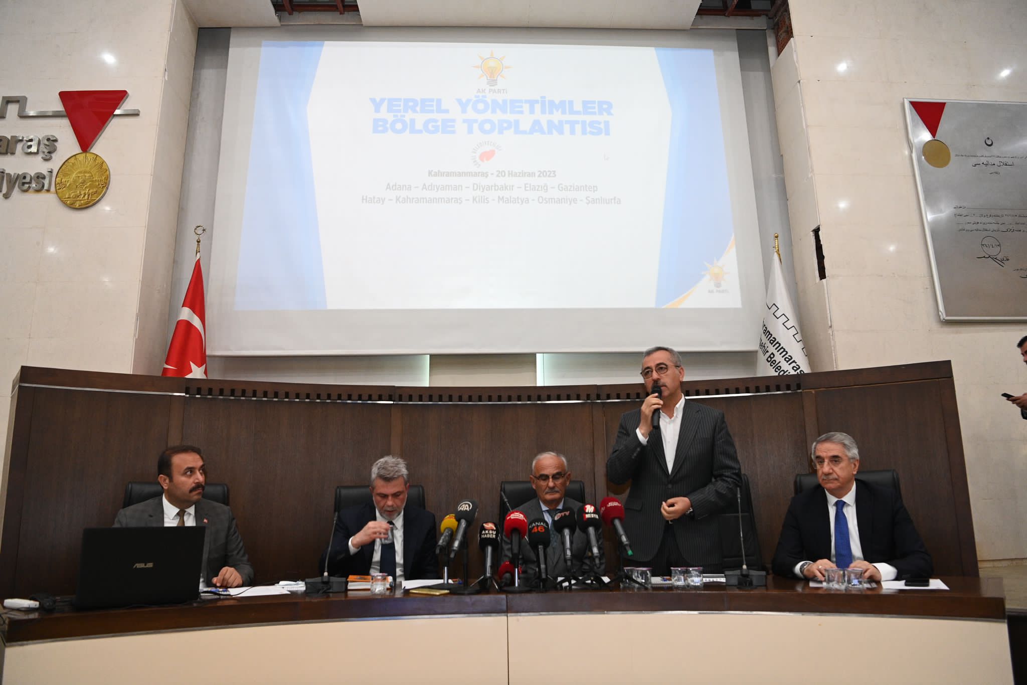 Deprem Bölgesi Belediye Başkanları<br>Kahramanmaraş’ta Bir Araya Geldi