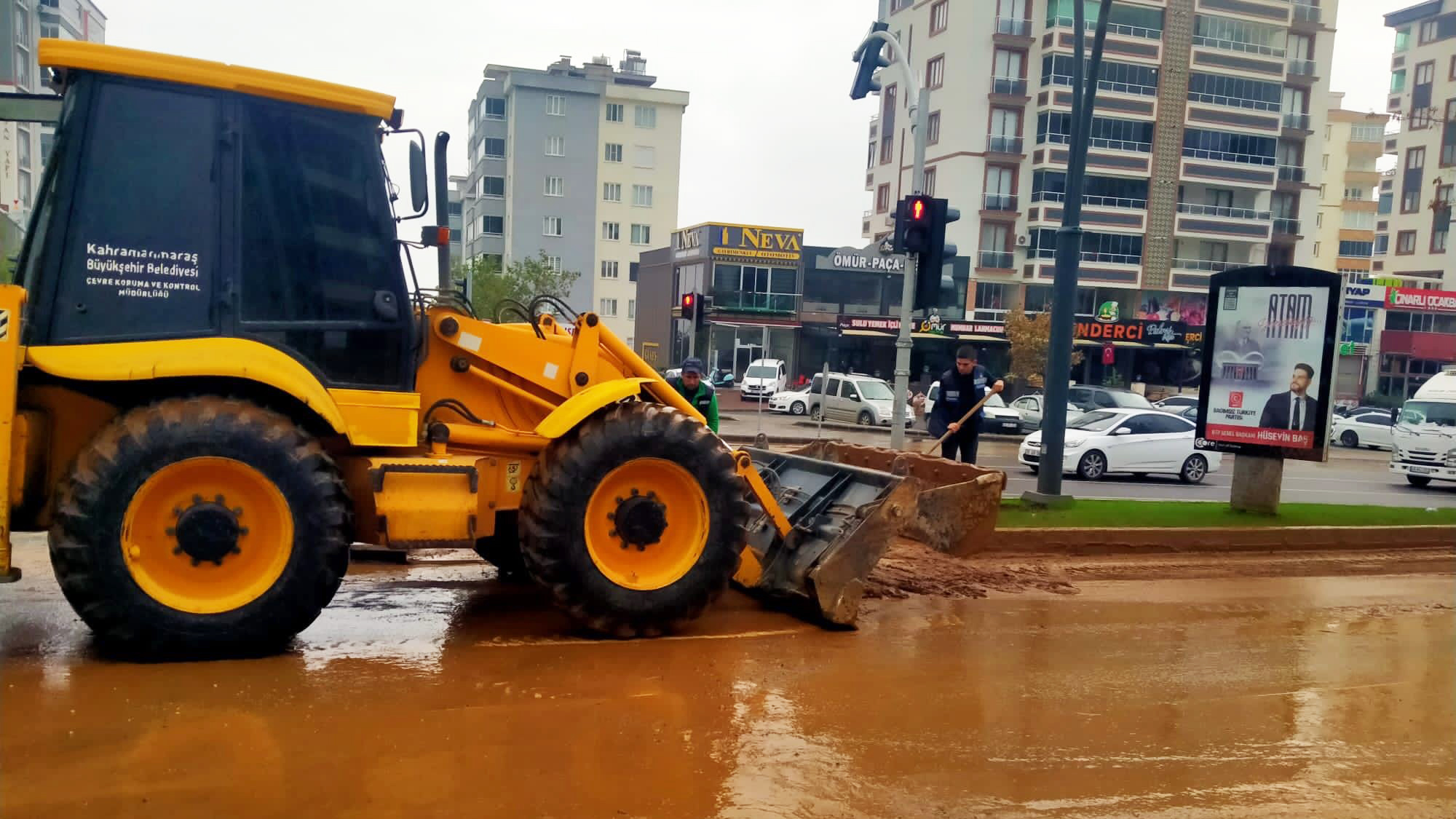 Büyükşehir, Sağanak Yağışlara Karşı Sahada