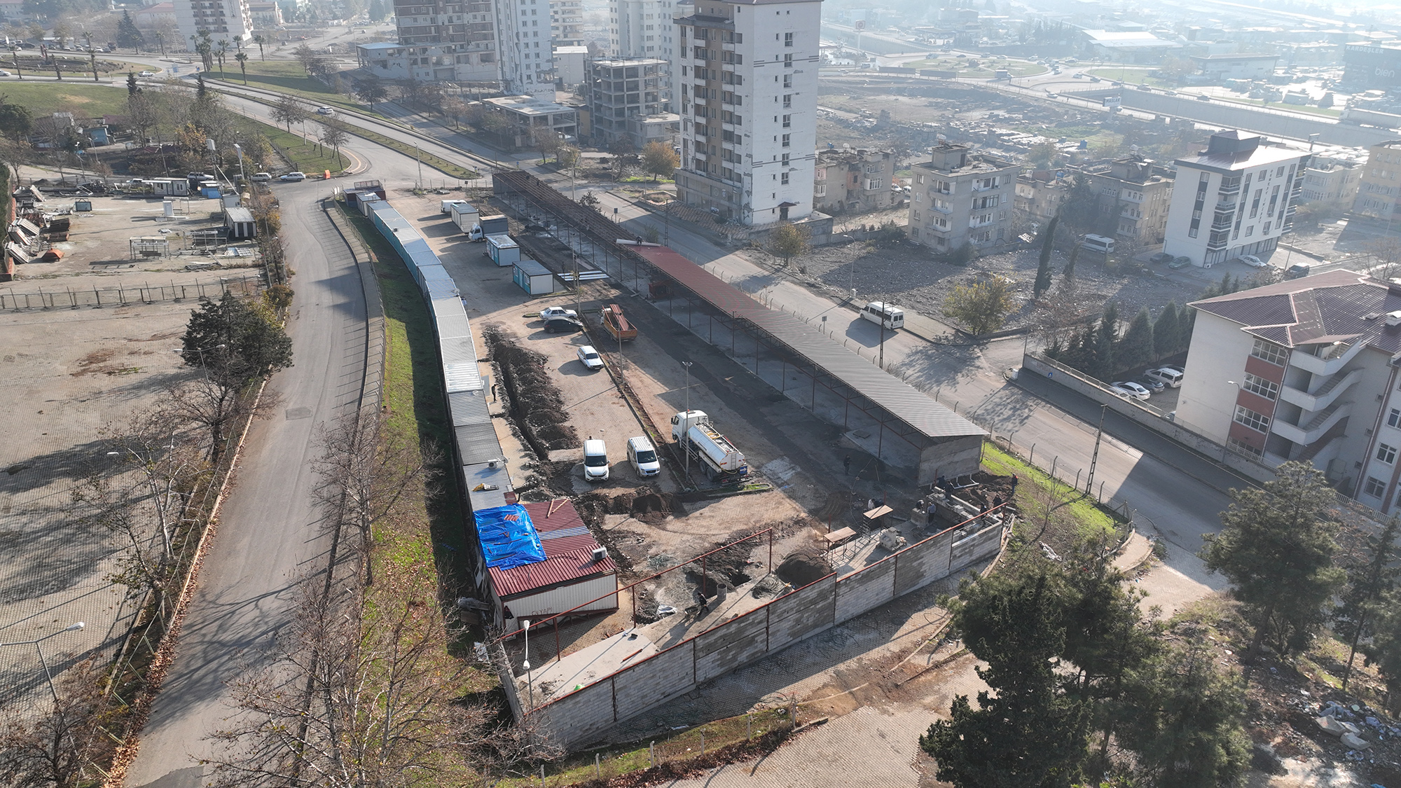 Yeni Balık Pazarının İnşası Sürüyor