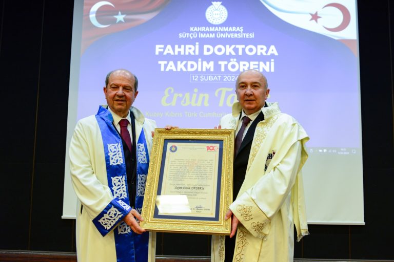 KKTC Cumhurbaşkanı Ersin Tatar KSÜ’de Konferans Verdi