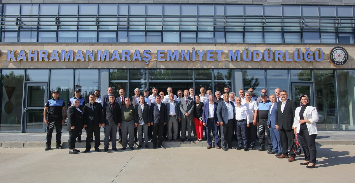 Kahramanmaraş’ta Mahalle Muhtarlarıyla Güvenlik Toplantısı