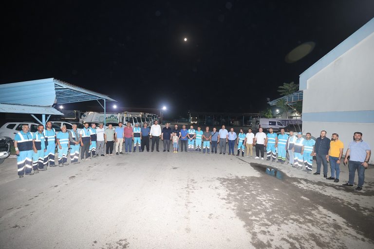 Başkan Akpınar’dan Gece Gündüz Çalışan Çevre Koruma Ve Kontrol Müdürlüğü Ekiplerine Teşekkür